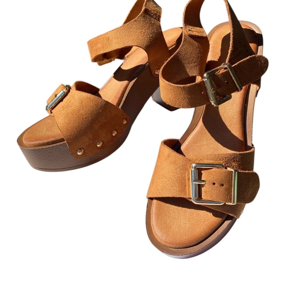 Women's Sandals Summer Platform High Heels Buckle Straps Pumps Party Sho… - Picture 7 of 11